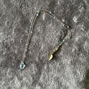 Blue stone necklace